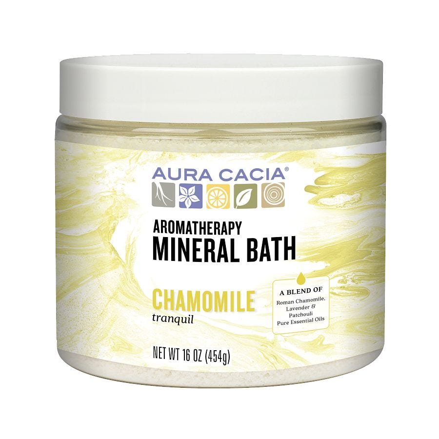 Aura Cacia Chamomile Mineral Bath, 16 oz