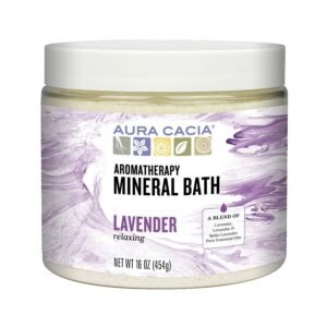 Aura Cacia Lavender Mineral Bath, 16 oz