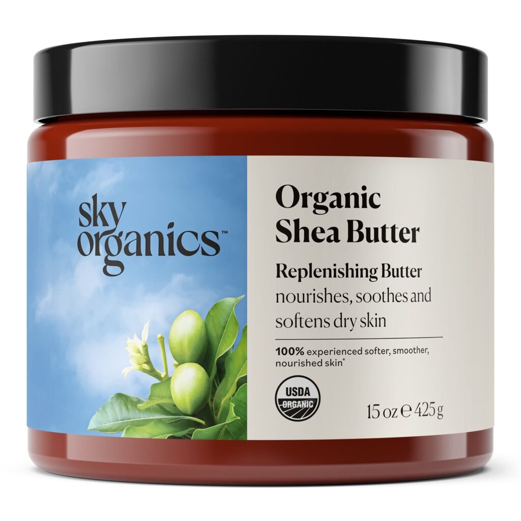 Sky Organics Organic Unrefined Shea Butter, 16 oz