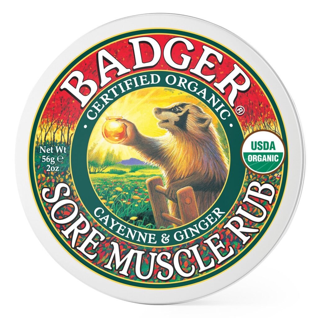 Badger Sore Muscle Rub, 2 oz Tin
